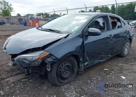 2017 Toyota Corolla Le из США, поврежденный, VIN 2T1BURHE4HC809522